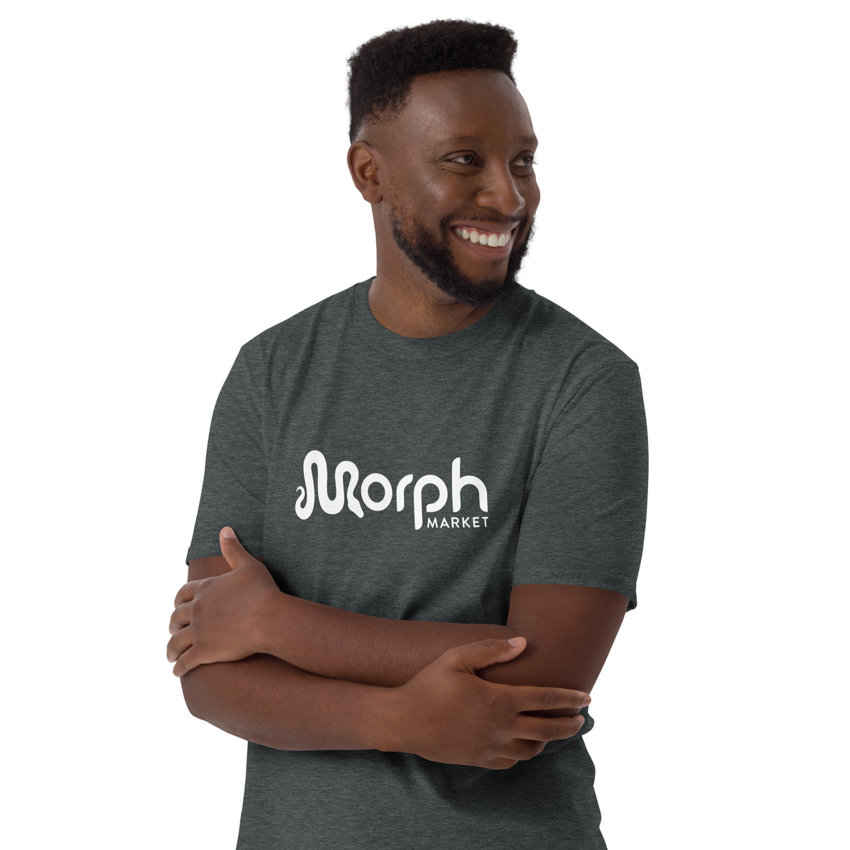 Classic MorphMarket Logo T-Shirt (Unisex, White Logo)