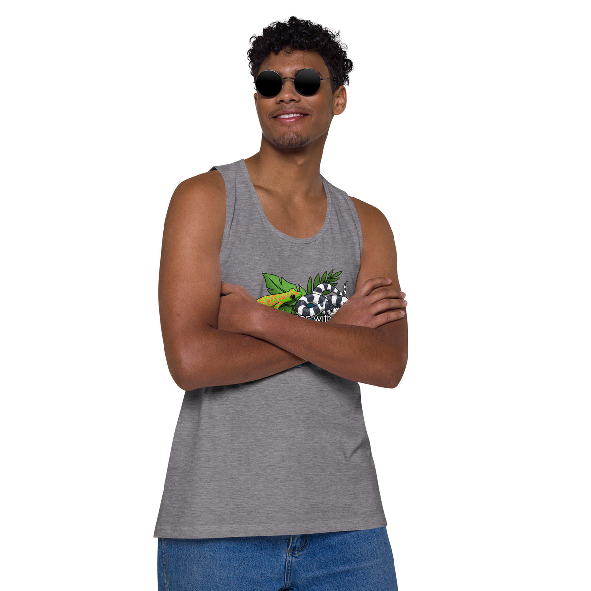 Life is Better with Reptiles Men’s Tank