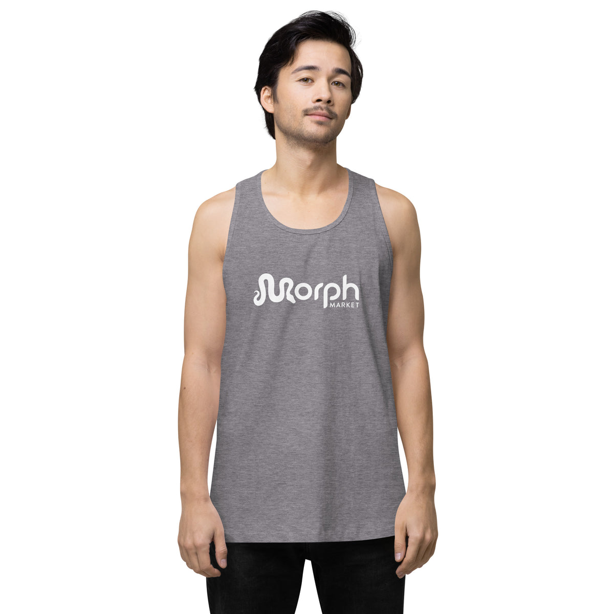 MorphMarket Men’s Tank Top with White Logo