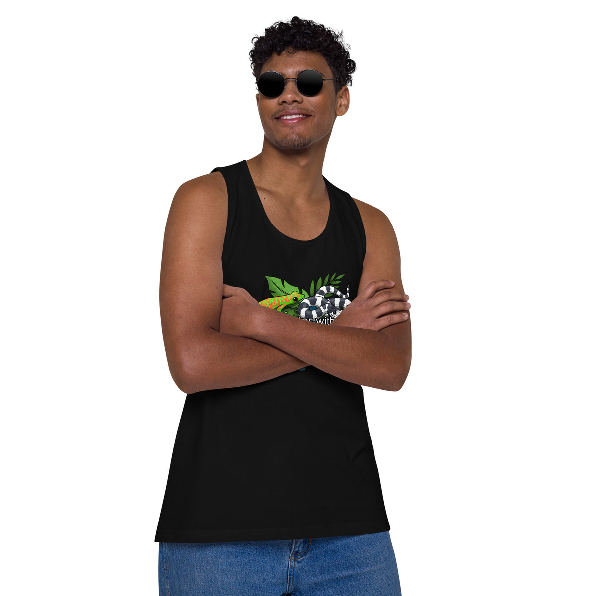 Life is Better with Reptiles Men’s Tank