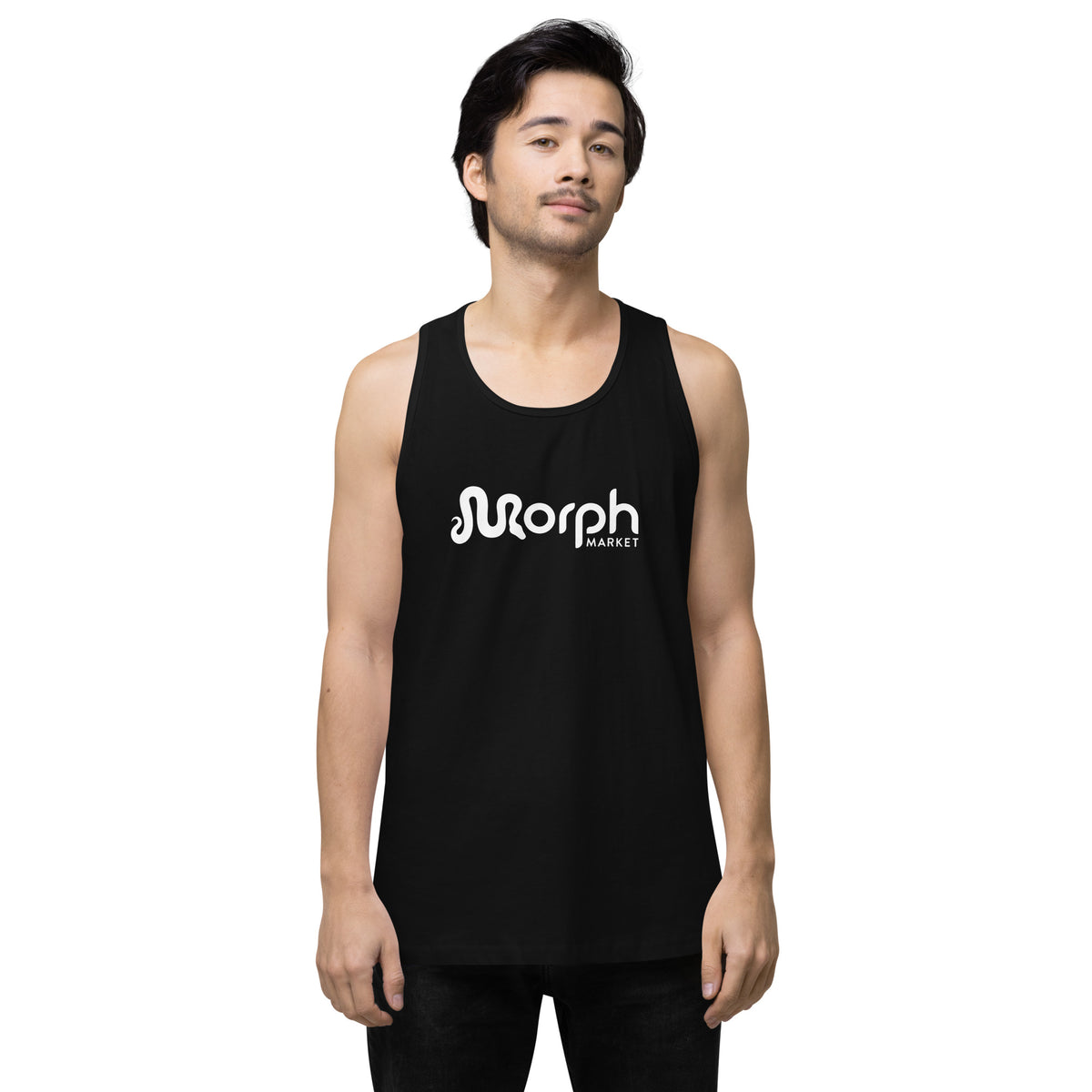 MorphMarket Men’s Tank Top with White Logo
