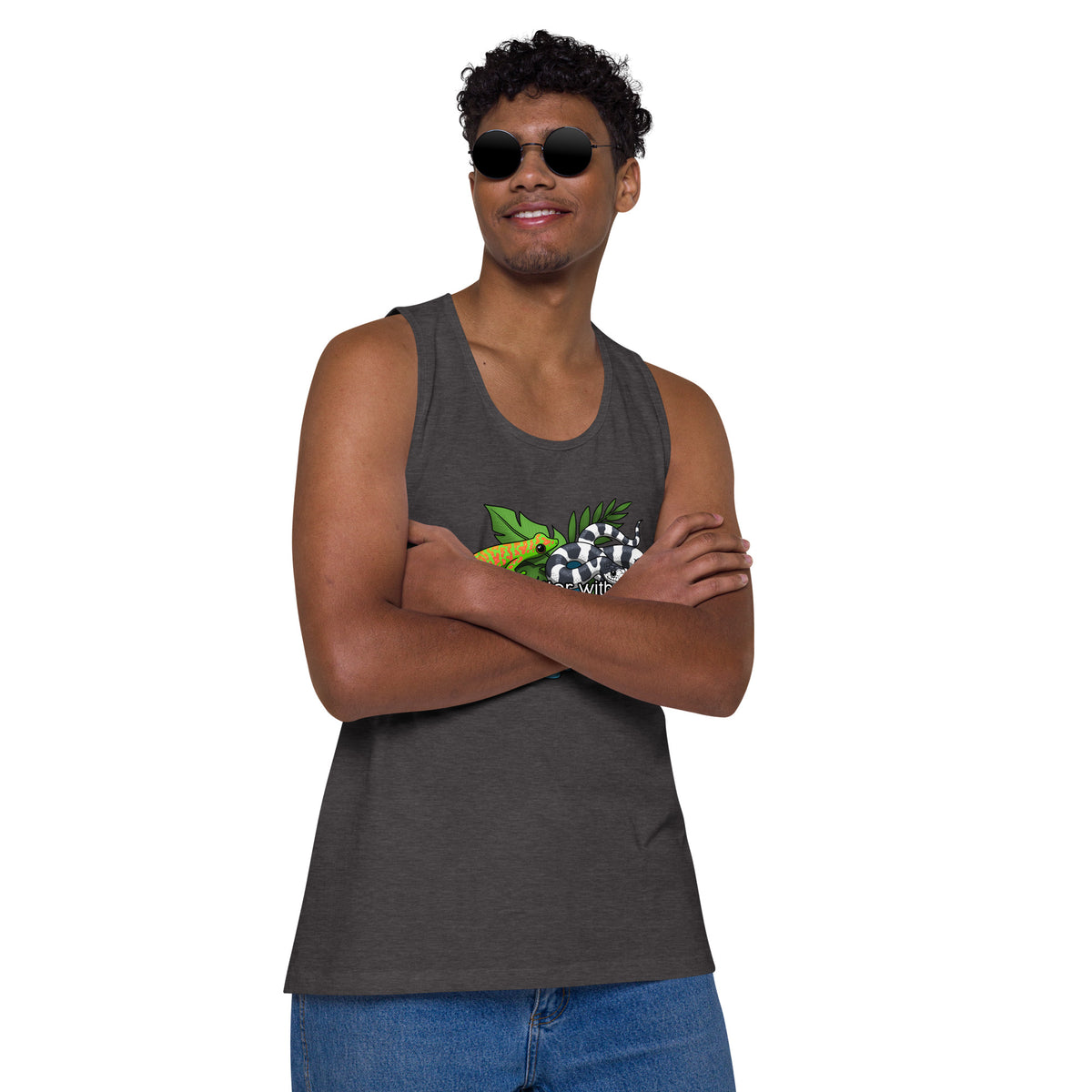 Life is Better with Reptiles Men’s Tank