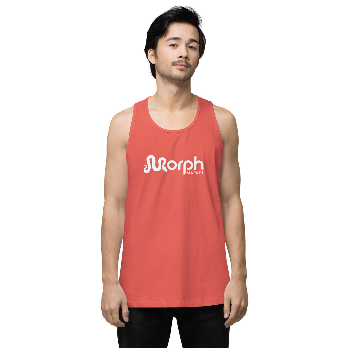 MorphMarket Men’s Tank Top with White Logo