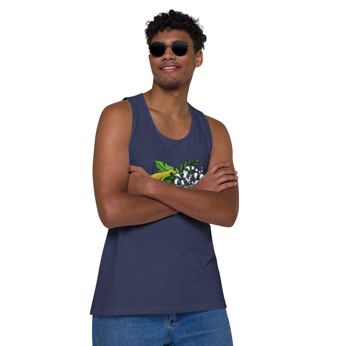 Life is Better with Reptiles Men’s Tank