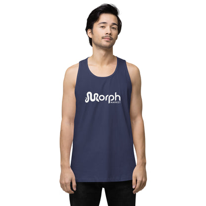 MorphMarket Men’s Tank Top with White Logo