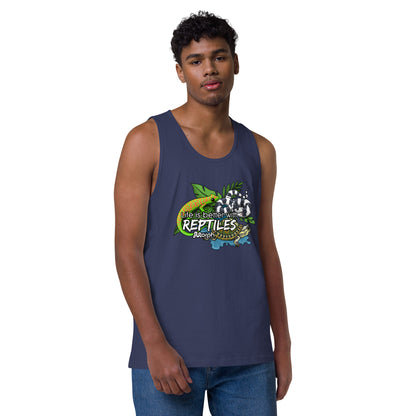 Life is Better with Reptiles Men’s Tank