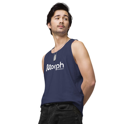 MorphMarket Men’s Tank Top with White Logo