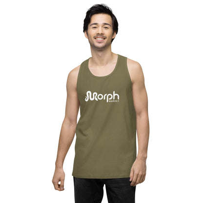 MorphMarket Men’s Tank Top with White Logo