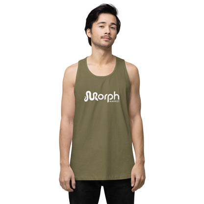 MorphMarket Men’s Tank Top with White Logo