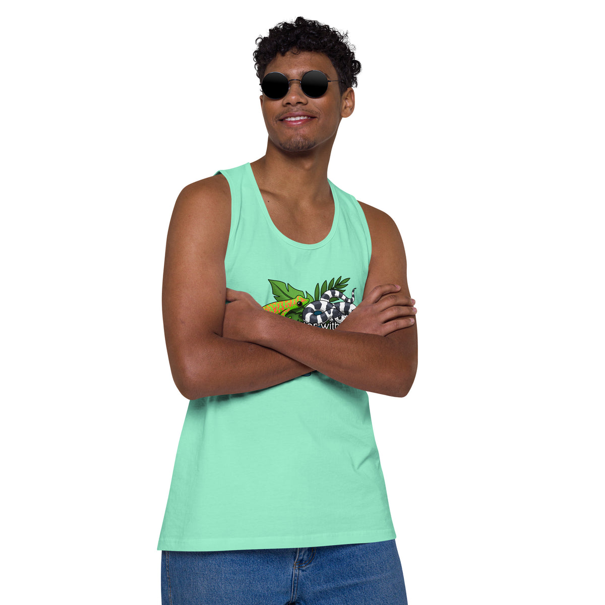 Life is Better with Reptiles Men’s Tank
