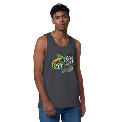 Life is Better with Reptiles Men’s Tank