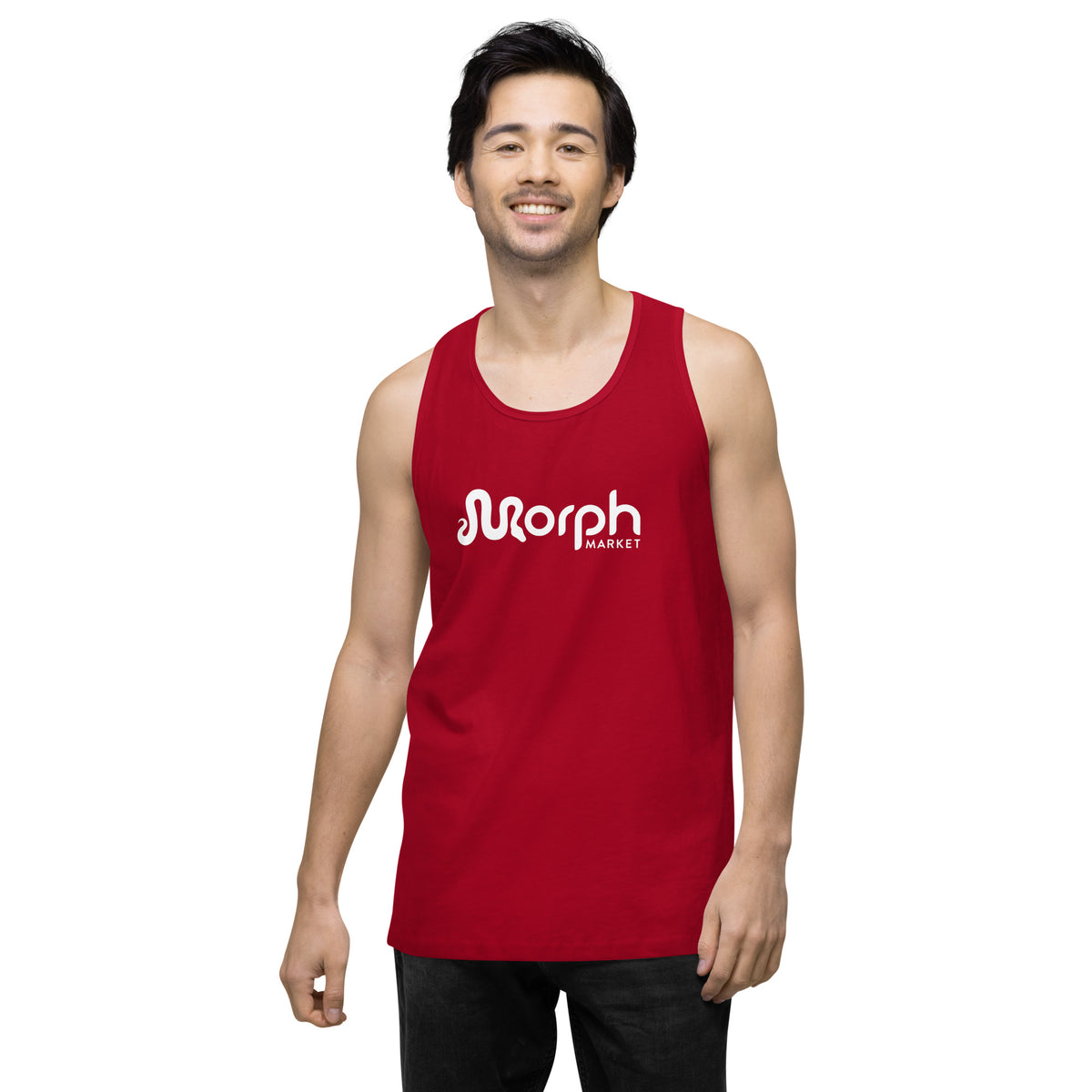MorphMarket Men’s Tank Top with White Logo