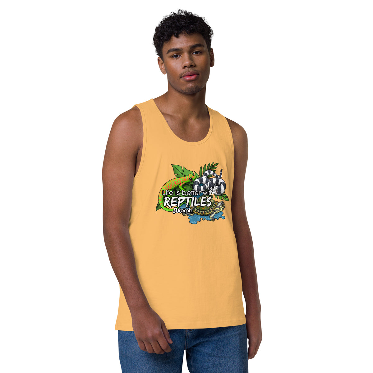 Life is Better with Reptiles Men’s Tank