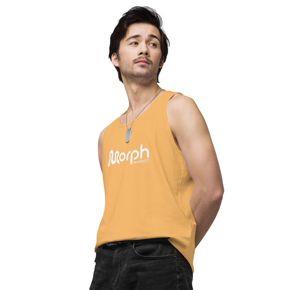 MorphMarket Men’s Tank Top with White Logo