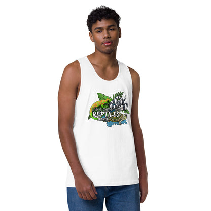 Life is Better with Reptiles Men’s Tank