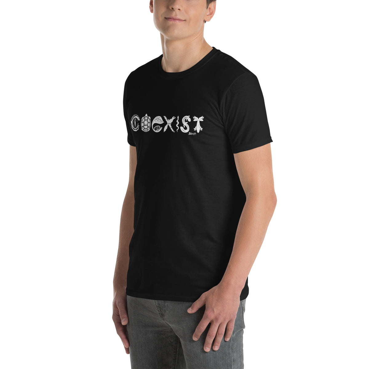 COEXIST Unisex T-Shirt with White Text