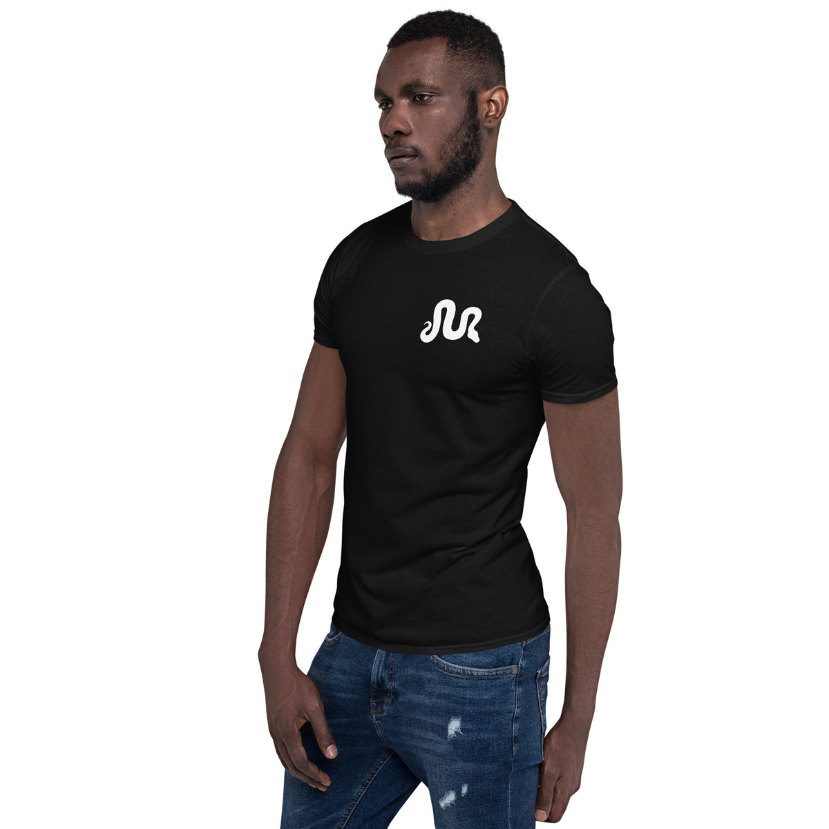 MorphMarket "M" and Logo Unisex T-Shirt with White Text