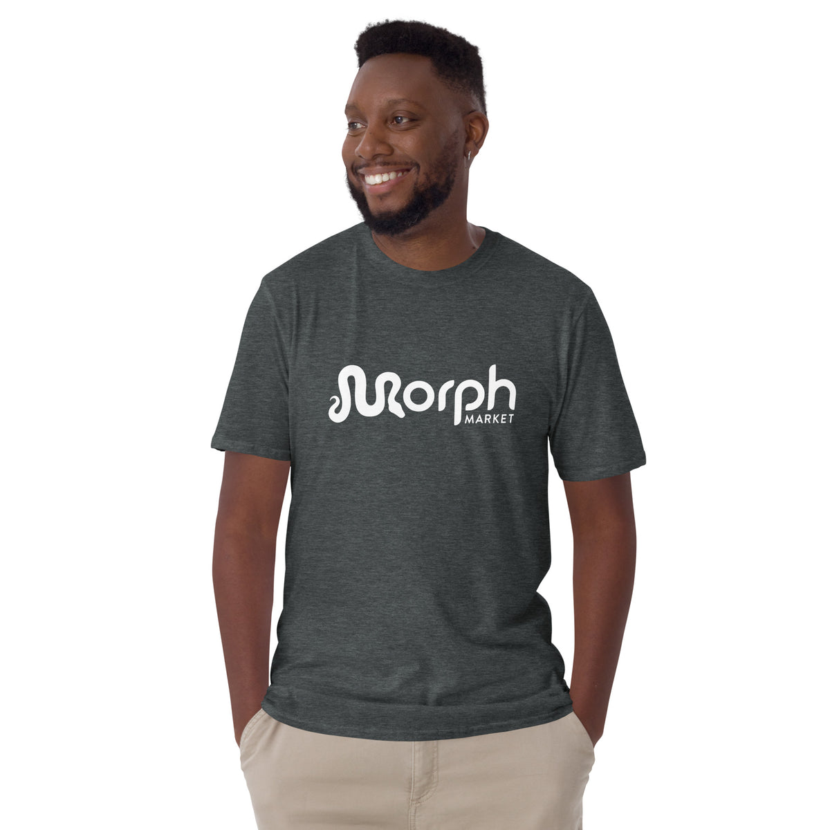 Classic MorphMarket Logo T-Shirt (Unisex, White Logo)