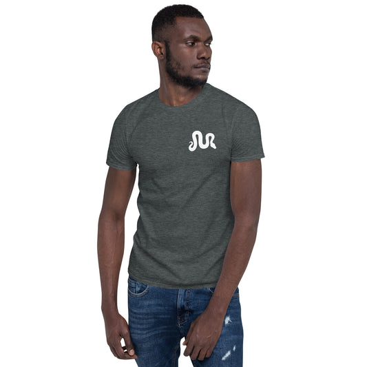 MorphMarket "M" and Logo Unisex T-Shirt with White Text