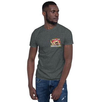 I Raise Tiny Dinosaurs Unisex T-Shirt w/ Small Design