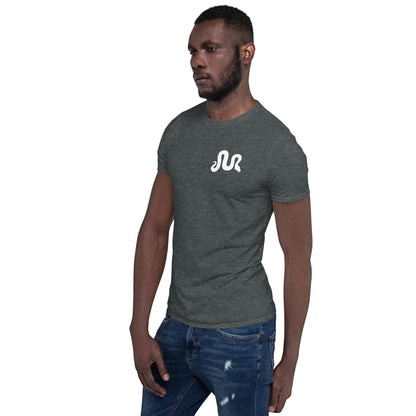 MorphMarket "M" and Logo Unisex T-Shirt with White Text