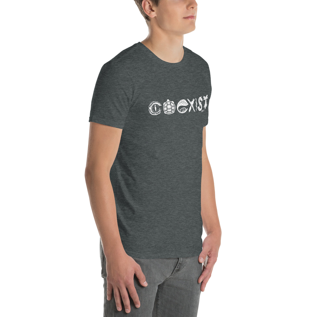COEXIST Unisex T-Shirt with White Text
