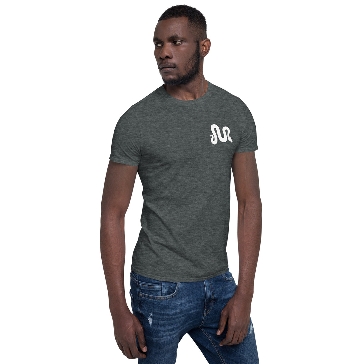 MorphMarket "M" and Logo Unisex T-Shirt with White Text