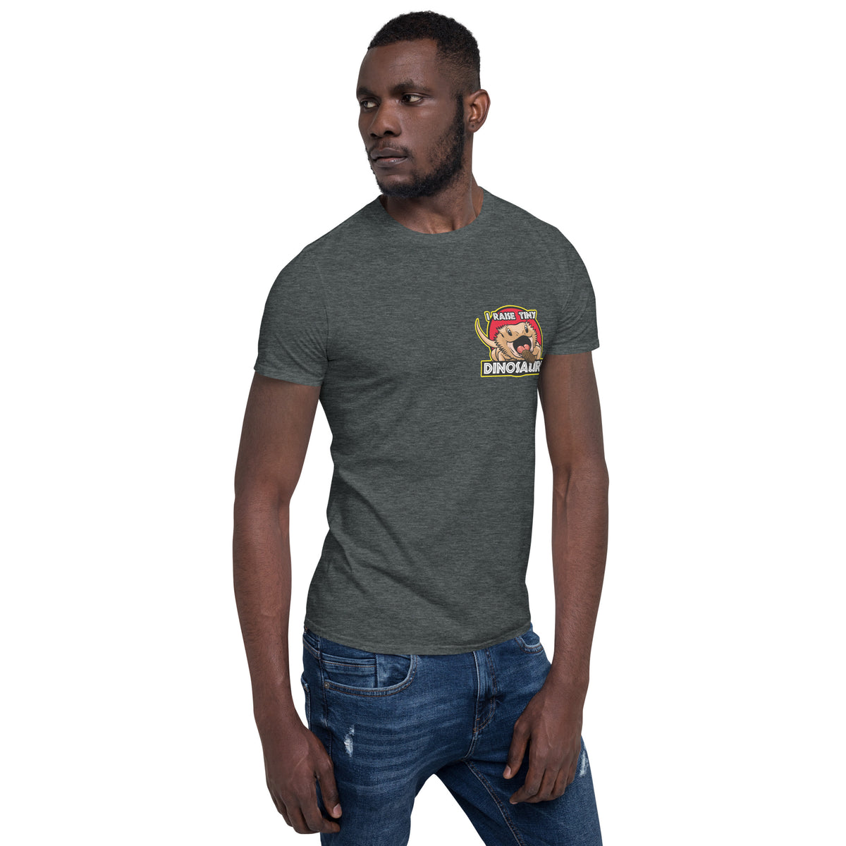 I Raise Tiny Dinosaurs Unisex T-Shirt w/ Small Design