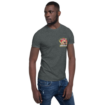 I Raise Tiny Dinosaurs Unisex T-Shirt w/ Small Design