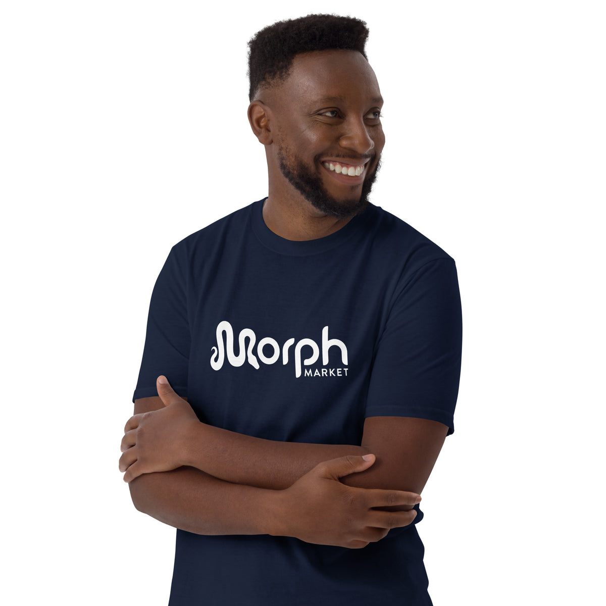 Classic MorphMarket Logo T-Shirt (Unisex, White Logo)