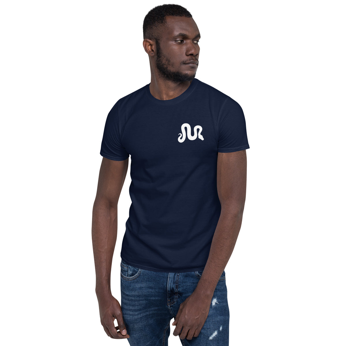 MorphMarket "M" and Logo Unisex T-Shirt with White Text