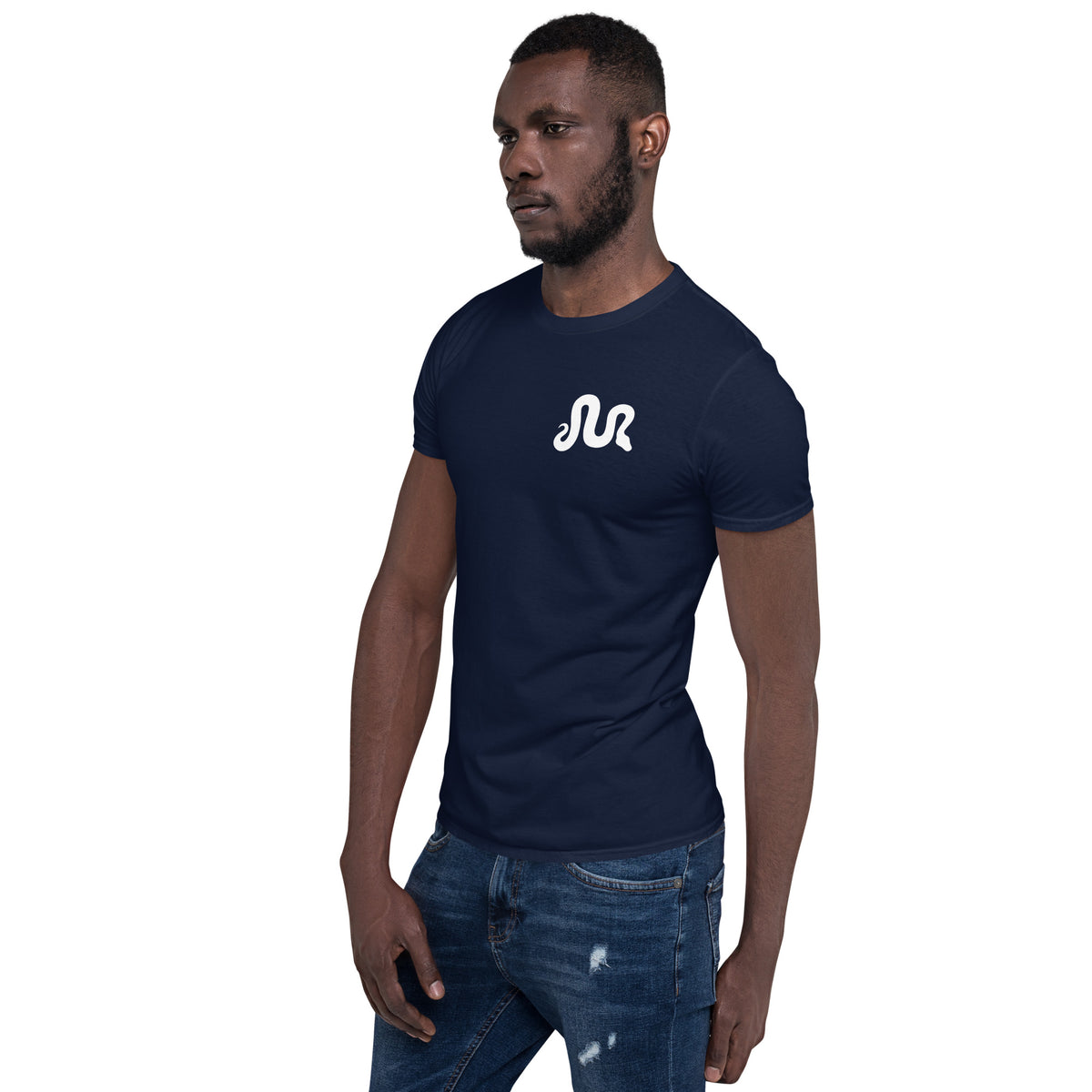 MorphMarket "M" and Logo Unisex T-Shirt with White Text