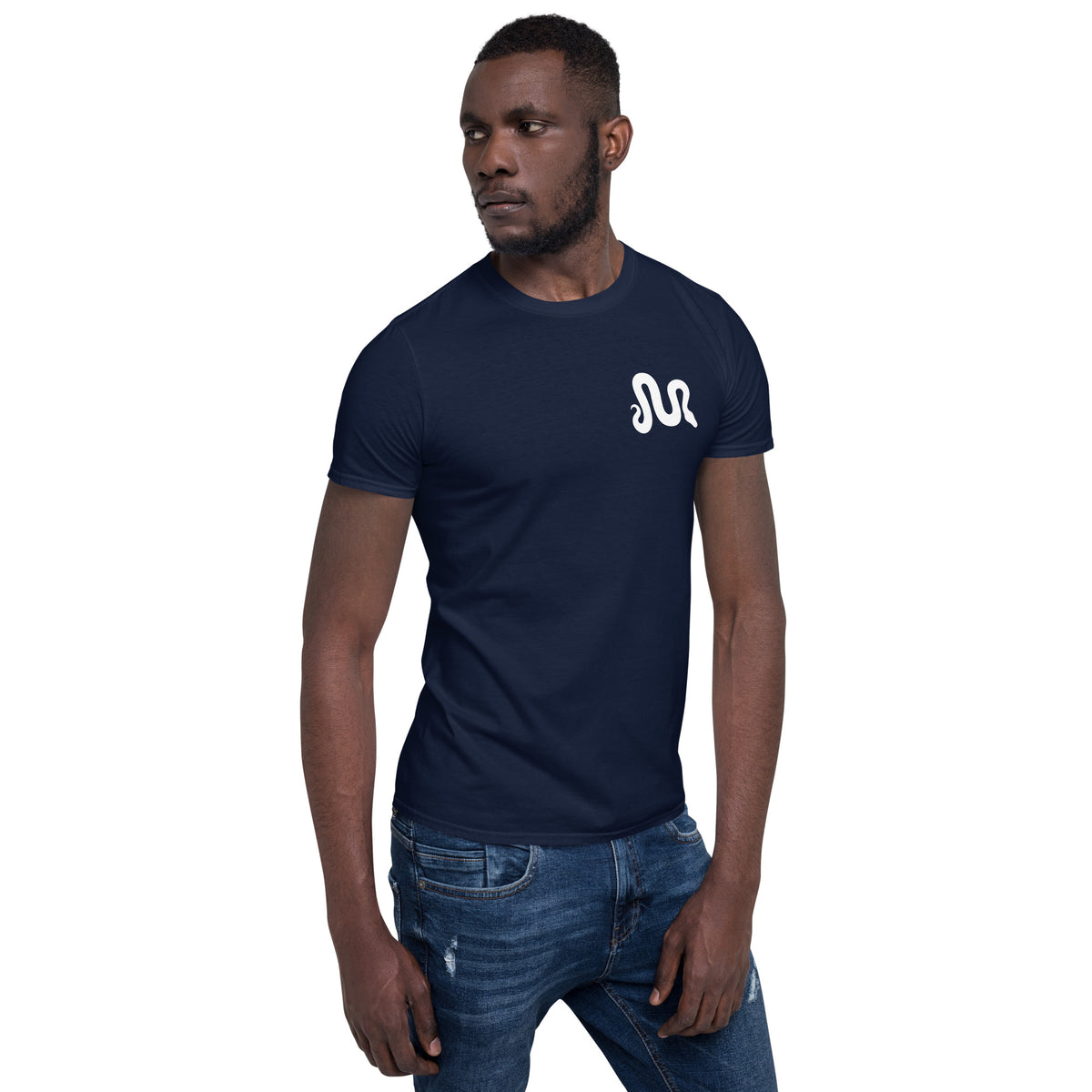 MorphMarket "M" and Logo Unisex T-Shirt with White Text