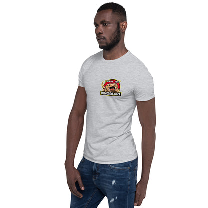 I Raise Tiny Dinosaurs Unisex T-Shirt w/ Small Design