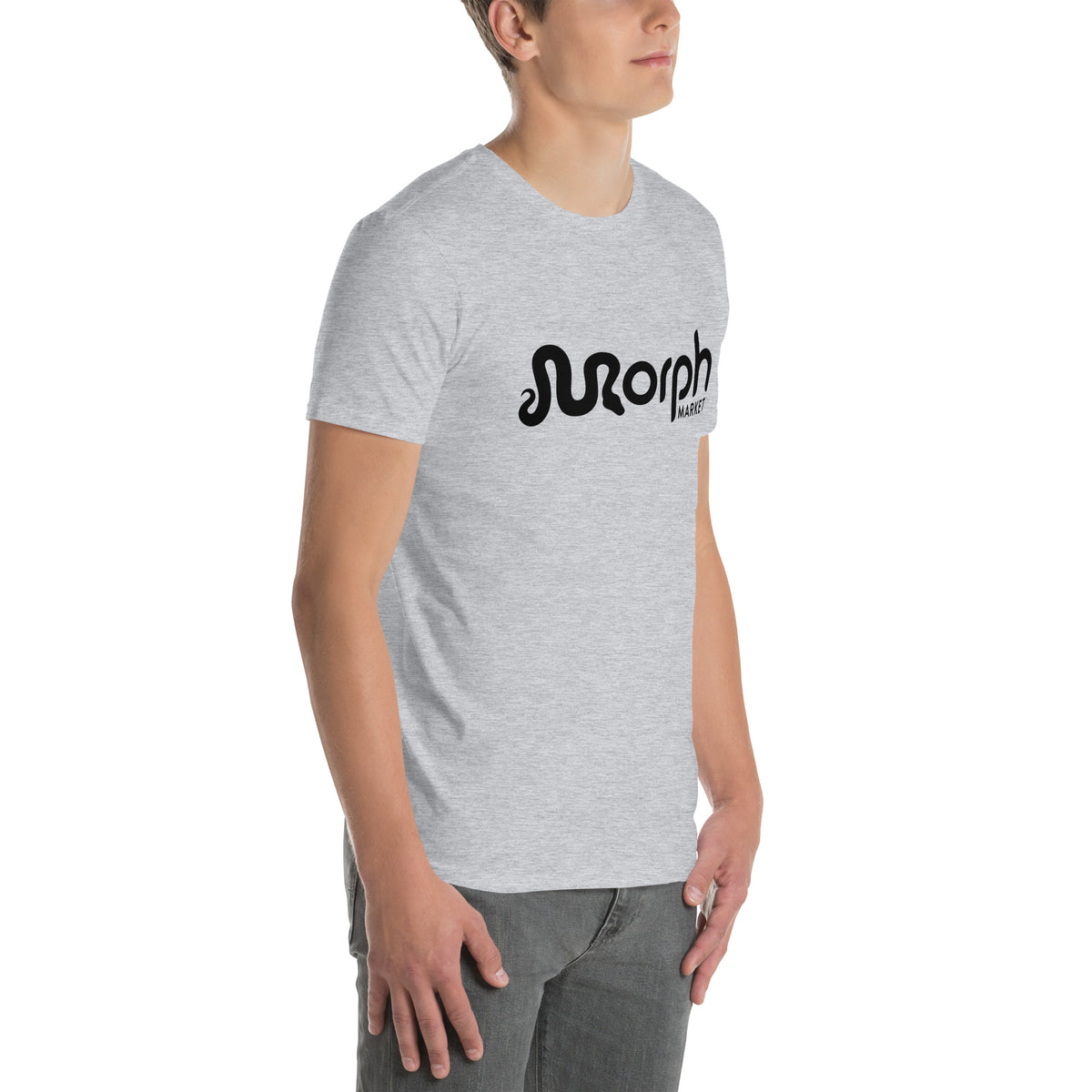 Classic MorphMarket T-Shirt (Unisex, Black Logo)