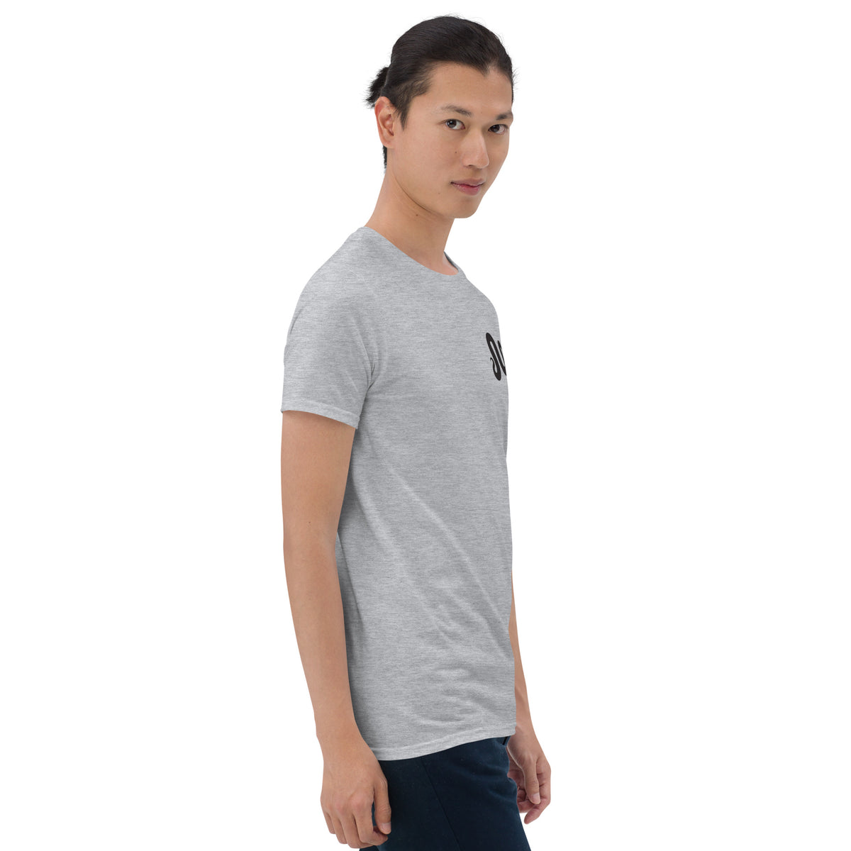 MorphMarket "M" and Logo Unisex T-Shirt with Black Text