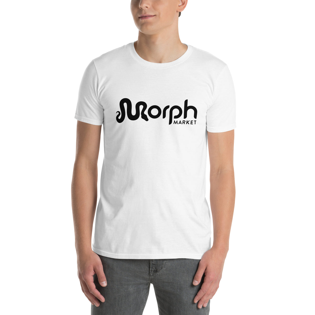Classic MorphMarket T-Shirt (Unisex, Black Logo)