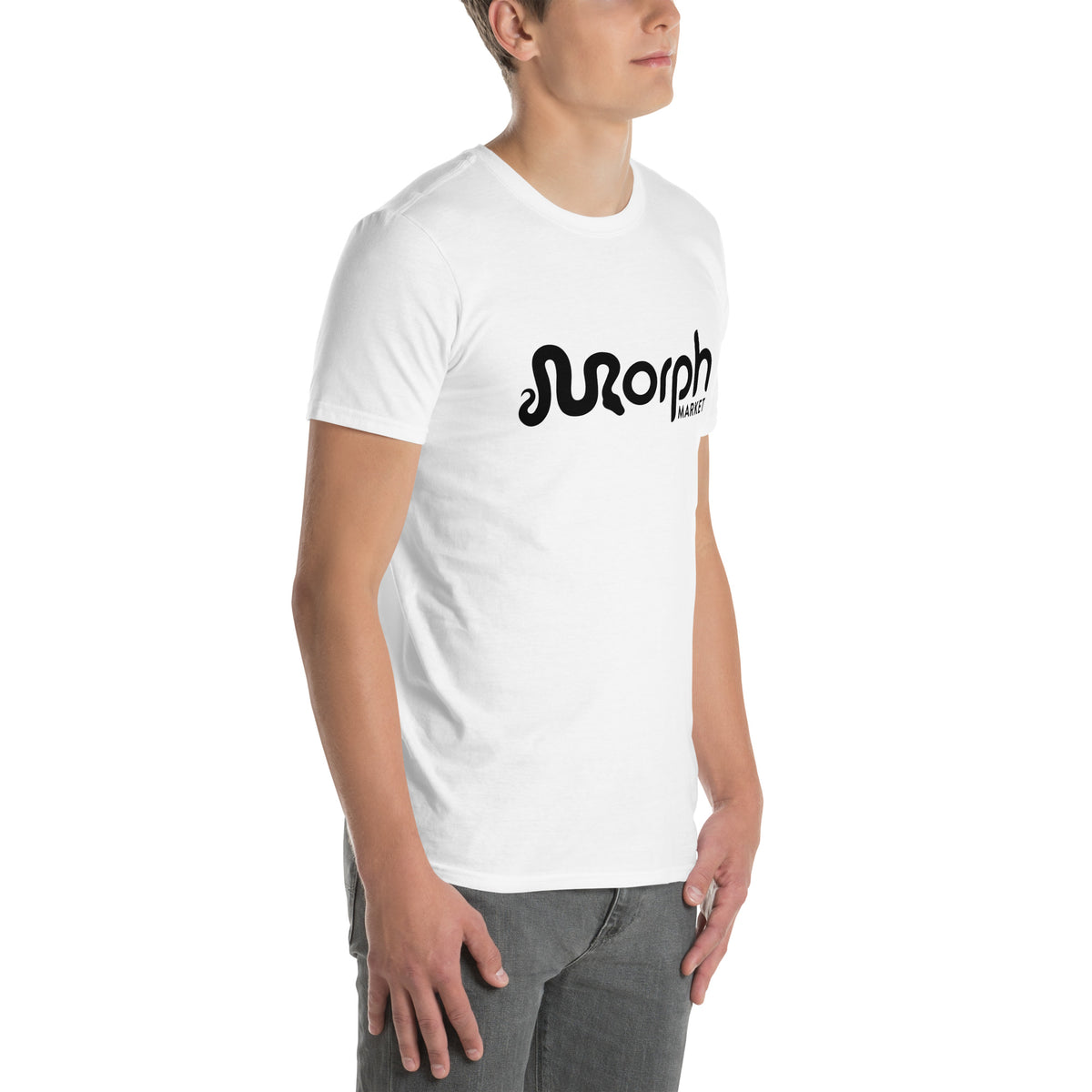 Classic MorphMarket T-Shirt (Unisex, Black Logo)