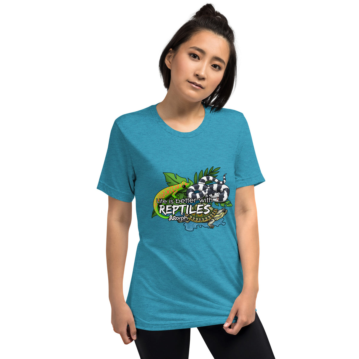 Life is Better with Reptiles Tr-Blend Unisex T-Shirt