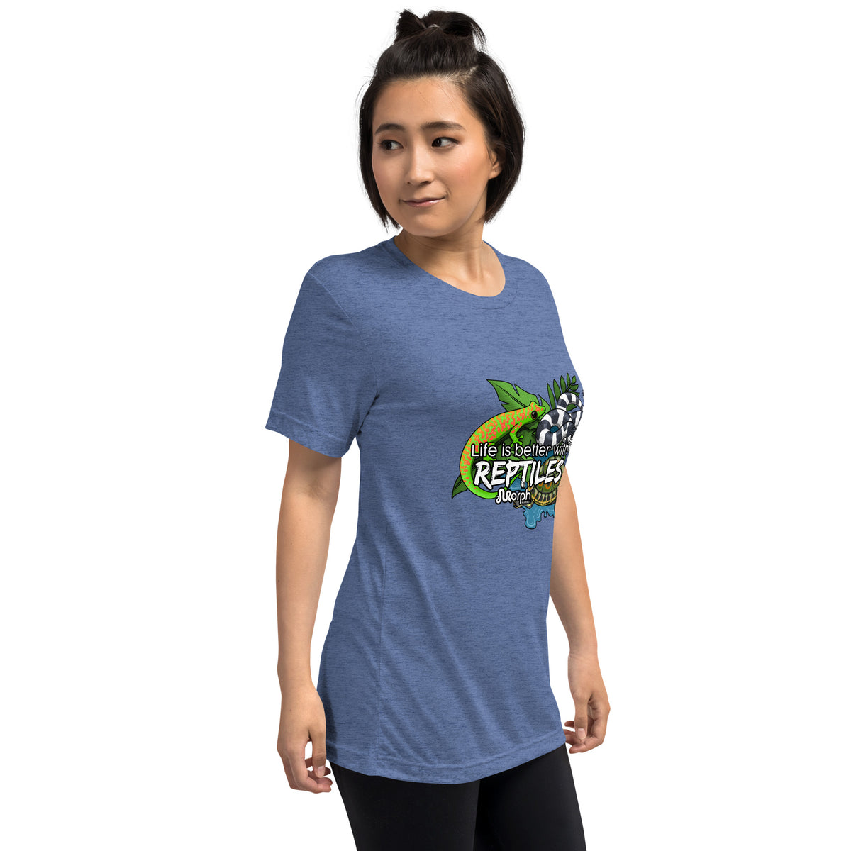 Life is Better with Reptiles Tr-Blend Unisex T-Shirt