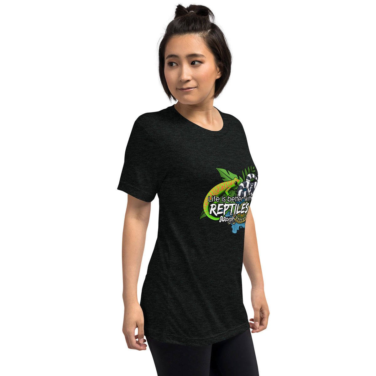 Life is Better with Reptiles Tr-Blend Unisex T-Shirt