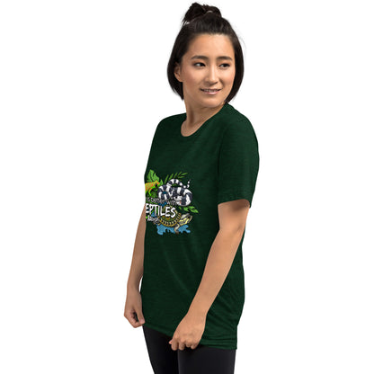 Life is Better with Reptiles Tr-Blend Unisex T-Shirt
