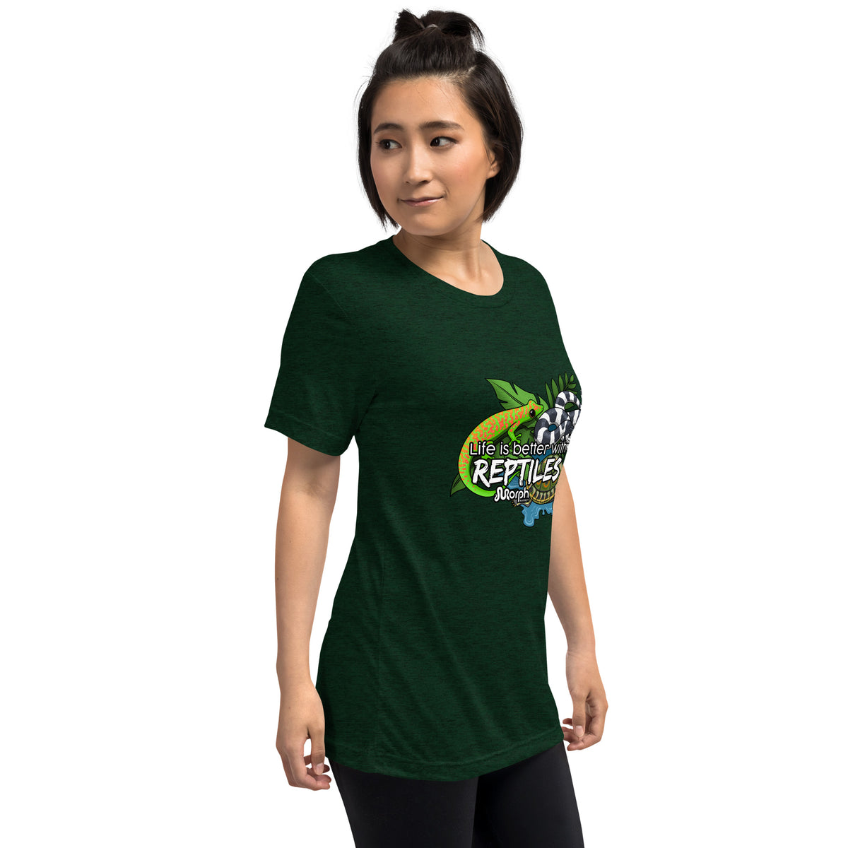 Life is Better with Reptiles Tr-Blend Unisex T-Shirt