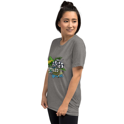 Life is Better with Reptiles Tr-Blend Unisex T-Shirt