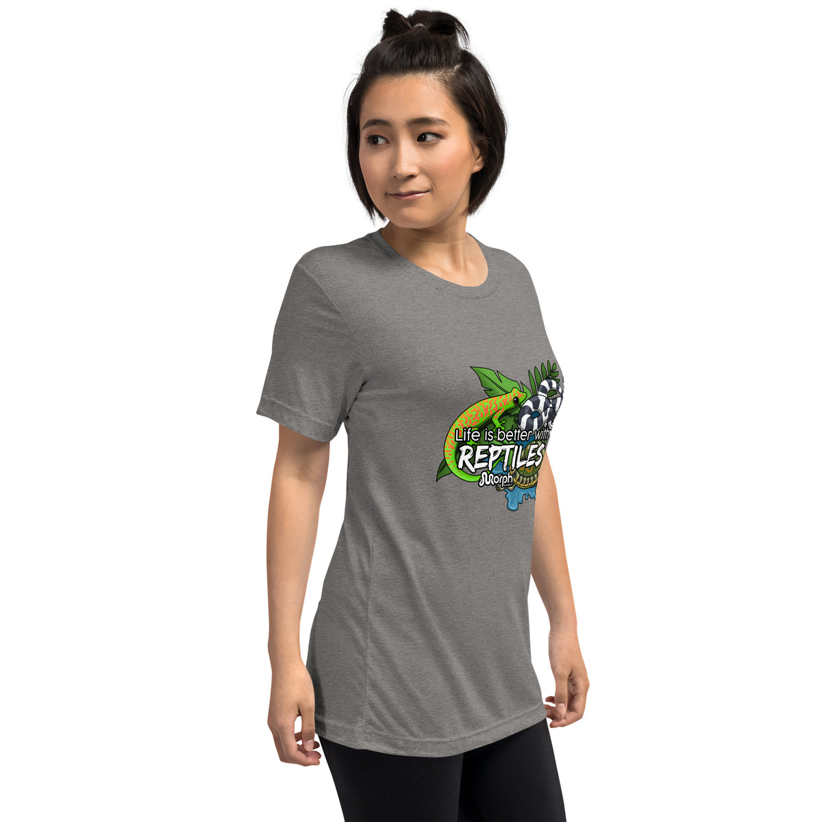 Life is Better with Reptiles Tr-Blend Unisex T-Shirt