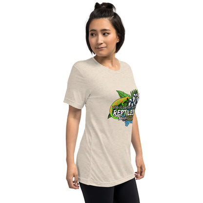 Life is Better with Reptiles Tr-Blend Unisex T-Shirt