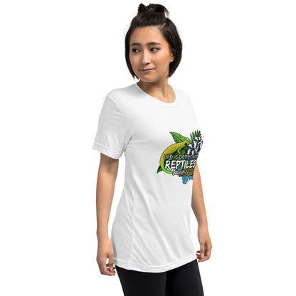 Life is Better with Reptiles Tr-Blend Unisex T-Shirt