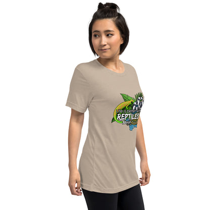 Life is Better with Reptiles Tr-Blend Unisex T-Shirt