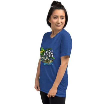 Life is Better with Reptiles Tr-Blend Unisex T-Shirt