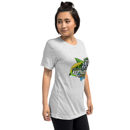 Life is Better with Reptiles Tr-Blend Unisex T-Shirt